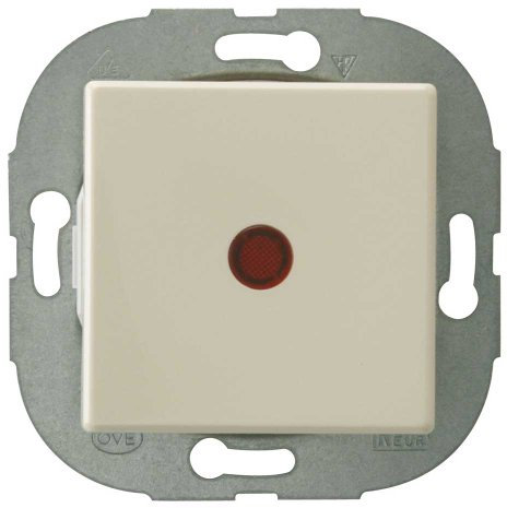 REV Ritter 0500687551 Standard Quadro Kontroll-Schalter, cremeweiß