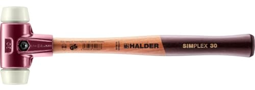 Halder 3008030 30 mm 3008 NylonSimlpex EH Soft-Face Mallet - Multi-Colour