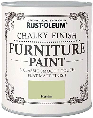 Rust-Oleum Chalk Chalky Furniture Paint Hessian 125ML