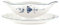 Villeroy & Boch Vieux Luxembourg Sauciere, 400 ml, Premium Porzellan, Weiß/Blau