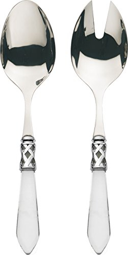 BUGATTI ALC1T-N4214/15 Aladdin Lot de 2 Pièces Service de Salade Acier/ABS Transparent 30,5 x 14 x 3 cm