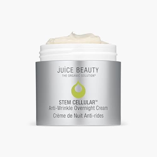 Juice Beauty Stem Cellular Anti-Wrinkle Ceramide Overnight Cream - 50 mL - Reduces Look of Deep Lines + Wrinkles - Vegan, Cruelty Free
