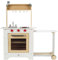 Hape All in One Küche Kinderküche Spielküche Kochen Holz Spielzeug Koch Tafel, E3126, Weiß, one size