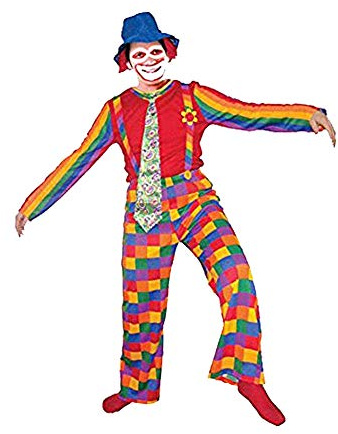 Dress Up America Laughing Clown (Adult)- Medium