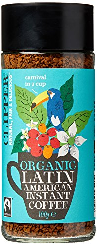 Clipper Latin American Organic Instant Coffee | 6 x 100g Jars | Bulk Buy for Home & Catering | Arabica Gourmet Coffee | Sustainable Fairtrade Coffee by Clipper Teas | Ethically Sourced & Eco Conscious