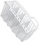 Ariston AS150 LI45UK Slimline - Cestello portaposate per lavastoviglie, 230 x 110 x 135 mm, colore: Bianco