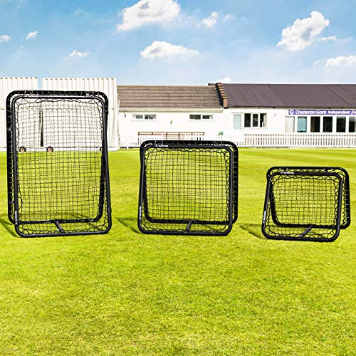 RapidFire Rebounder – Fußball Rebound Netz | 3 Größen erhältlich | Prallwand Fussball | Fußball Rebounder für Fußball Training | Fußball Kicktrainer | Rebounder Fußball (RF100)