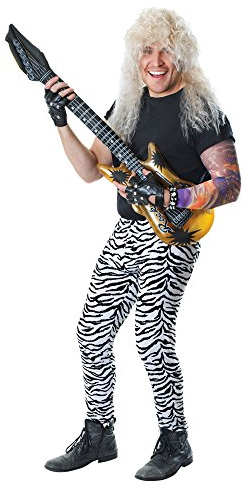 Bristol Novelty AC848 Zebraprint Hose für Herren, Schwarz, Mehrfarbig