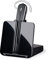 Plantronics - CS540 DECT-Headset – Ein-Ohr Wireless-Headset (Mono), 3 verschiedene Tragevarianten - Anschluss an ein Tischtelefon - Mikrofon mit Noise Cancelling & bis zu 120 m Reichweite, Schwarz