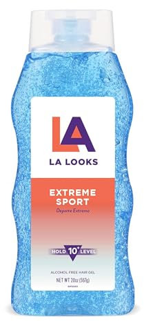 L.A.Looks Sport X-Treme Hold Level 10+ Hold Hair Gel - 20 Oz
