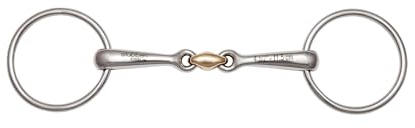 Stübben Gebiss 2420 Wassertrense/Unterlegtrense - Sweet Kupfer-Mittelstück - 12 mm Stärke - 11,5 cm - 12 mm - Sweet Copper Mittelstück