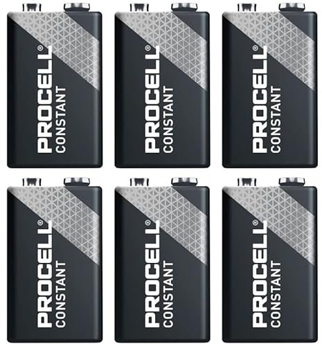 Duracell DP-9V-6 - Pilas alcalinas para efectores e instrumentos musicales (9 V, 6 unidades)