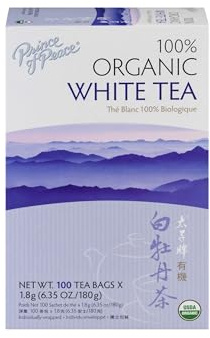 Prince Of Peace Organic Premium Peony White Tea - 100 Tea Bags