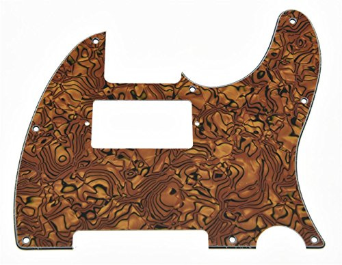 KAISH 8 hål Tele gitarr Humbucker Pick Guard TL pickguard för telecaster/Tele tillverkad i USA/Mexiko tigerrand