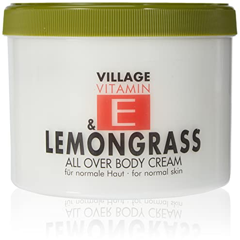 Village Vitamina E e Lemongrass, Crema per il corpo, 500 ml