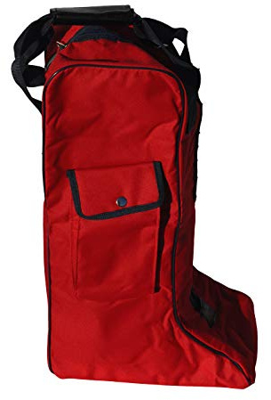 Rhinegold Long Boot Bag - Red