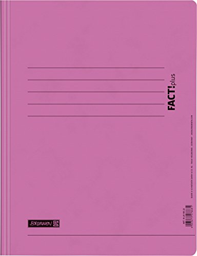 Brunnen 102010522 Spiralhefter FACT!plus (A4, aus Karton) rosa