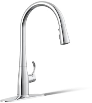 Kohler 596-CP Kitchen Faucet, Polished Chrome, One Size