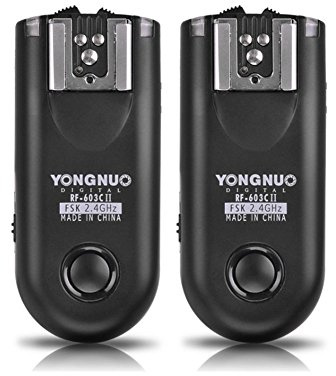 YONGNUO RF-603C-II-C3 Wireless Remote Flash Trigger Kit for Canon 1D 5D 7D 10D 20D 30D 40D 50D