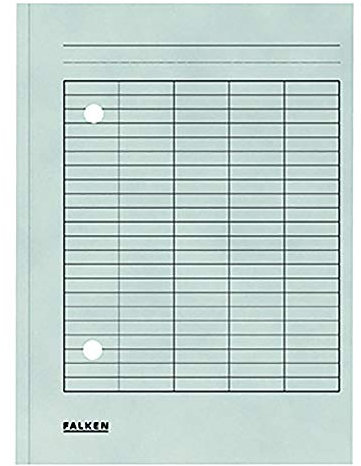Umlaufmappe A4 grau, Manilakarton, 250 g/qm