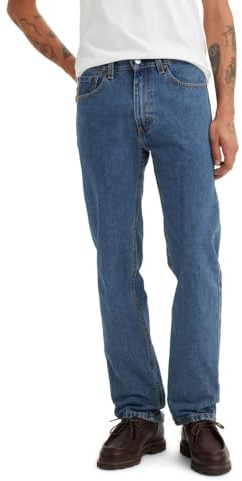 Levi's Herren 505 Regular Fit StraightJeans, Medium Stonewash, 34W / 34L