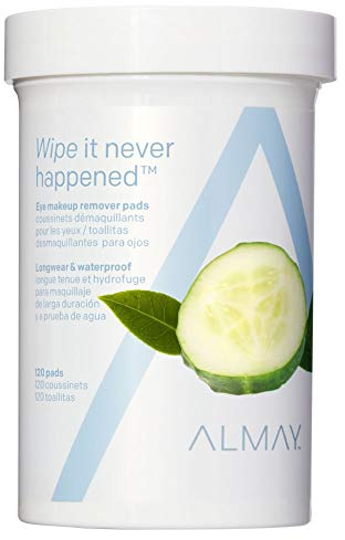 Almay Longwear & Waterproof Eye Makeup Remover Pads, 120 ct by Almay