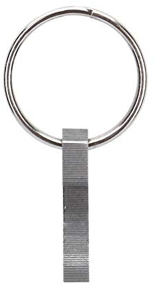 yosoo 2 Pcs Edelstahl Mini Flat Bier Flaschenöffner Outdoor Survival Pocket Schlüsselanhänger Ring Werkzeug Camping