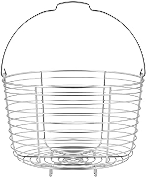 INOXPRAN - Cestello Cuocivapore INOXBASKET, Cestello per Cottura a Vapore in Acciaio Inossidabile, Ø 19 cm, Accessorio per Pentole Resistente ad Urti e Graffi, per Cucinare Piatti Sani e Leggeri