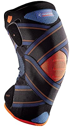 Thuasne Sport - Genouillère Strapping Novelastic - Genou Instable ou Douloureux - Maintien Latéral, Tricot de Forme Anatomique - Indice de Maintien 4/5 - Dispositif Médical CE - Taille L