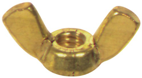 Hillman 4348 8-32 Brass Wing Nut (15-Pack)