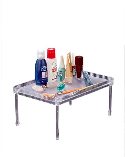 bir-Store Make-Up Organizer, Schminkaufbewahrung transparent, für mehr Ordnung, Cosmetic Kosmetik Beauty Aufbewahrung Kosmetikaufbewahrung Schminkaufbewahrung Behälter Schmink Sortierbox