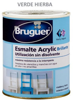 Bruguer - Esmalte acrílico verde hierba bruguer 250 ml