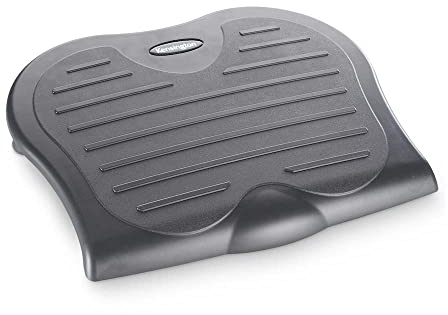 Kensington ergonomische Fußstütze SoleSaver, Höhenverstellbar, für eine verbesserte Körperhaltung, Minderung chronischer Rückenschmerzen und orthopädische Entlastung, Grau, 56152