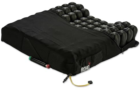 ROHO Contour Select Wheelchair Cushion, Inflatable Air Cell Seat Cushion, Adjustable Comfort & Positioning Support, High Profile 4.25”, 18-19” x 16-17”