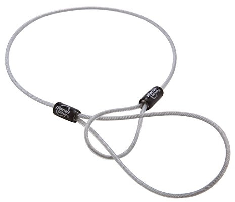 Planet Bike Seat Leash Bicycle Security Cable (3mm x 24-Inches),Silver