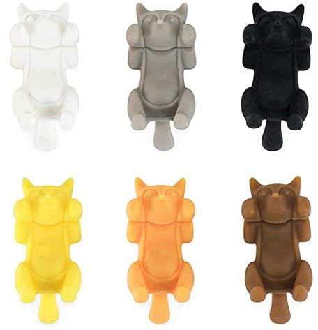 Teegxddy 6 PCS segnabicchieri per calici segna bicchiere segnabicchieri silicone Segnabicchieri Durevoli e Riutilizzabili