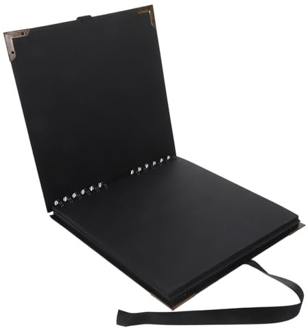Mipcase Álbum de Fotos DIY de Páginas Scrapbook para Bodas y Ocasiones Especiales Diseño Personalizable Minimalista Color Negro