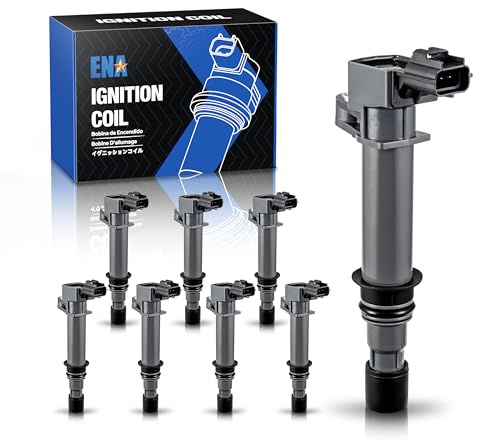 ENA Set of 8 Ignition Coil Packs for UF270 Compatible with Dodge Ram 1500 4.7 Jeep Mitsubishi Dakota Durango Commander Grand Cherokee Raider 4.7L V8
