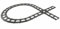 Peg Perego Children's Figure 8 Santa Fe Train Track Set, 195 x 430 cm