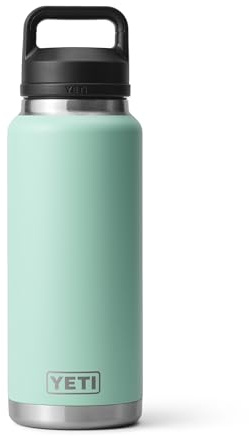 YETI Rambler 36 oz Bottle, Vacuum Insulated, Stainless Steel with Chug Cap, Seafoam