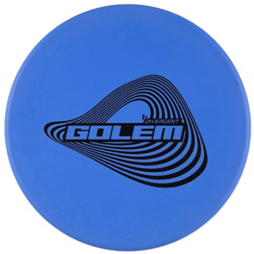 Divergent Discs Golem | Overstable Approach Disc | Flexible Putt & Approach Disc Golf Disc (Blue)