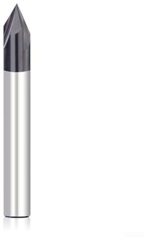 SPORTARC 1 fresa de chaflán de 3 flautas, fresa de 60 grados, fresadora CNC, fresadora de chaflán, vástago de 14, 3 flautas, fresa de extremo de carburo de 60 grados para fresado CNC