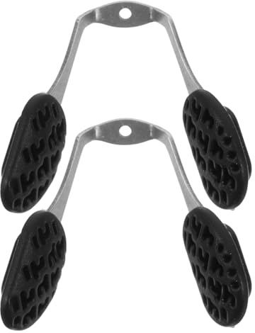 FRCOLOR Plaquettes Nasales Antidérapantes En Acier Inoxydable Pour Lunettes De Soleil Et Lunettes Supports De Nez Confortables Et Légers Accessoires De Remplacement Portables 2 Paires