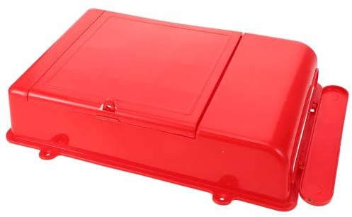 Alipis Cassetta Postale da Esterno in Plastica Leggera e Resistente Fissaggio a Parete, Design Semplice e Antipioggia per Giardino e Casa
