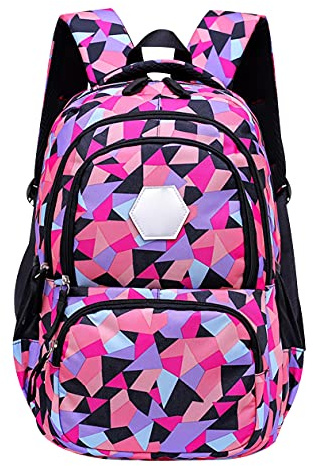 Laptop Rucksack Schultasche Große Schultasche Junge Schultaschen Süße Schultaschen Unisex Canvas Rucksack High School Rucksack Schultaschen Damen Wasserdichte Schultasche Jungen 0787S Schwarz S