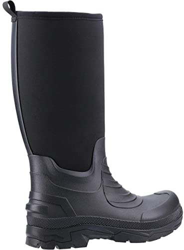 Cotswold - Botas de Agua de Neoprenos Kenwood Entrada por Deslice para Adultos Unisex (44 EU) (Negro)