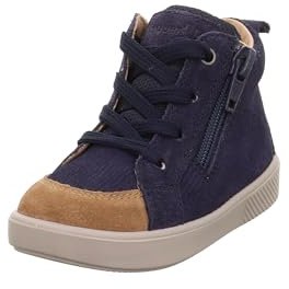 Superfit pojkar Supies lära-gå-sko, Blå brun 8000, 22 EU Schmal