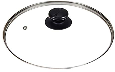 Pannlock Byte av pannlock Transparent glaskastrulllock för att passa alla sås- och stekersättningslock (26cm)