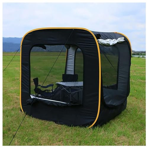 Car Tailgate Awning Tent - Freestanding 3-4 Person Car Awning Rainproof Rear Extension Tent for Self Driving Outdoor Camping Shelter, SUV Truck Beach Tents