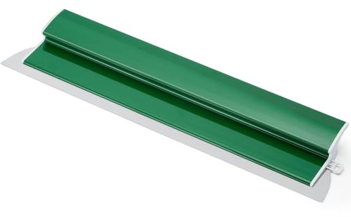 Ricyea Ytspachtel 800mm Spackelverktyg Fasadsspachtel med Ergonomiskt Z-handtag, 0,5mm rostfritt stålblad Väggspachtel för Gipsskivor, Tapet